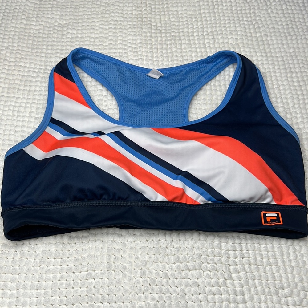 Fila Sport Performance Padded Uplift Bra Women XL Like New